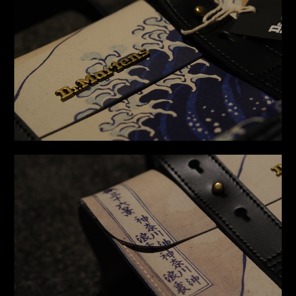 Dr.Martens x The MET "The Great Wave" Leather Bag - Picture 2 of 5